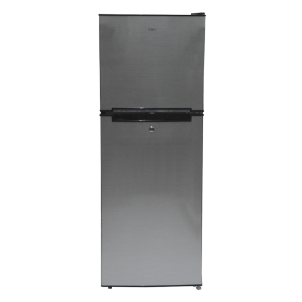 Mika Refrigerator, 138L Direct Cool, Double Door, Line Silver Dark