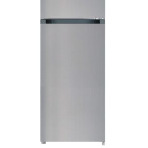 Mika Refrigerator, 211L, Direct Cool, Double Door, Silver Brush
