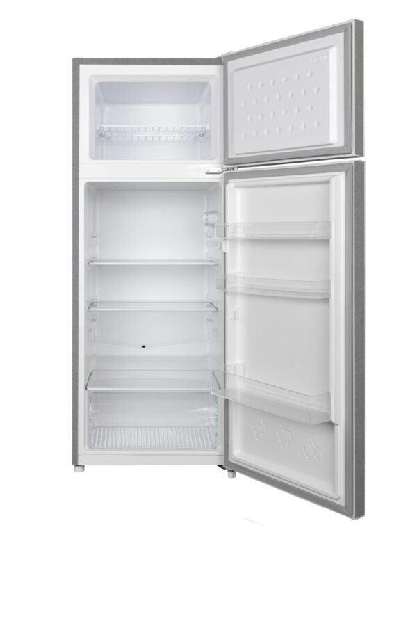 Mika Refrigerator,  211L,  Direct Cool,  Double Door,  Shiny SS