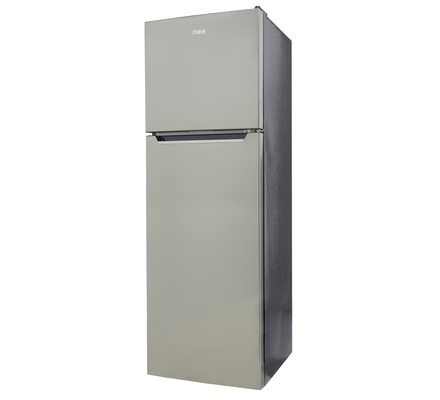 Mika Refrigerator, 168L, Direct Cool, Double Door, Black Brush