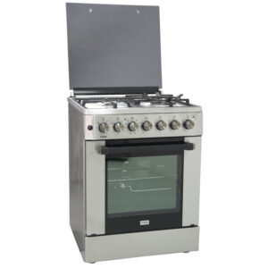 mika standing cooker,  60cm x 60cm,  3 + 1,  electric oven,  half inox