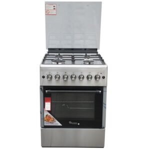 RAMTONS 4GAS+ELECTRIC OVEN 60X60 STAINLESS STEEL COOKER- RF/492