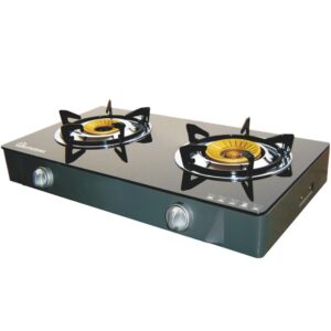 ramtons gas cooker 2 burner ceramic top- rg/529
