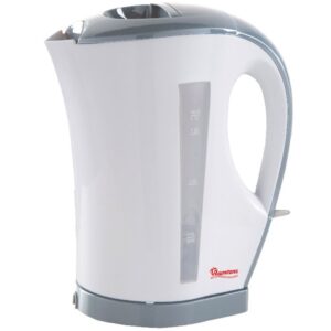 ramtons cordless electric kettle 1.7 liters white and grey- rm/263