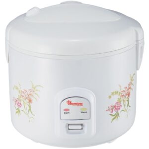 ramtons rice cooker+steamer 1.8 liters white- rm/397