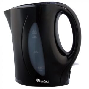 ramtons corded electric kettle 1.7 litres black- rm/594