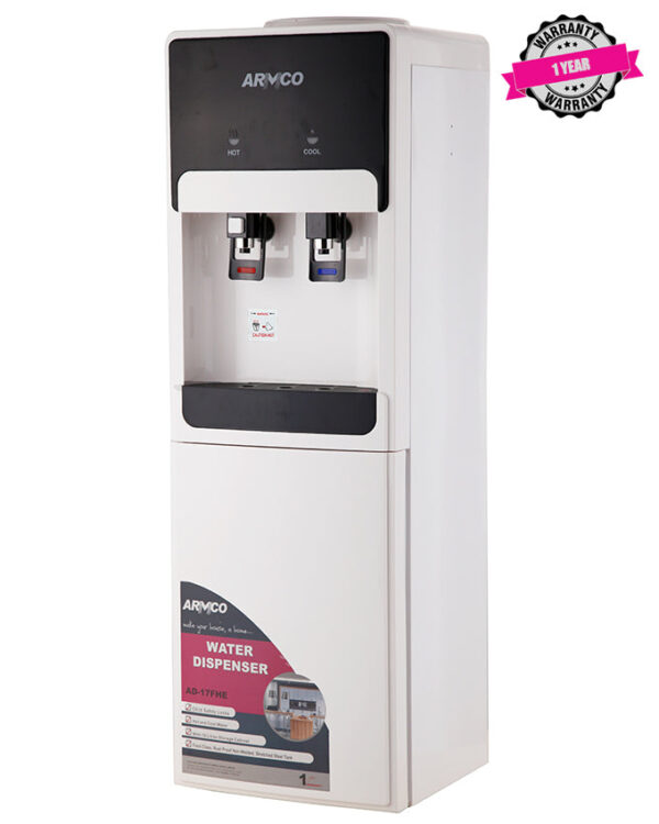 ARMCO AD-17FHE(W) - 16L Water Dispenser, Hot & Electric Cooling, White.