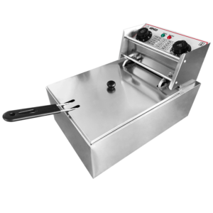 armco adf-s60(ss),  6.0l stainless steel housing deep fryer,  2500w.