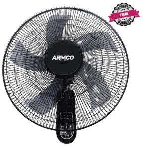 armco afw-18brc - 18" wall fan with remote control.