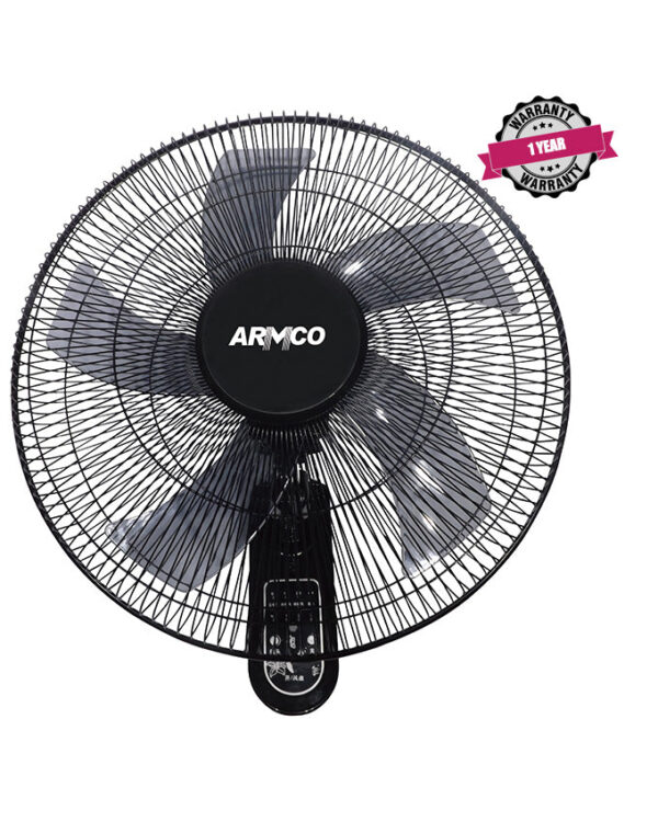 armco afw-18brc - 18" wall fan with remote control.