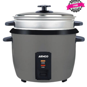 armco arc-220ts-2 in 1 2.2l rice cooker and steamer
