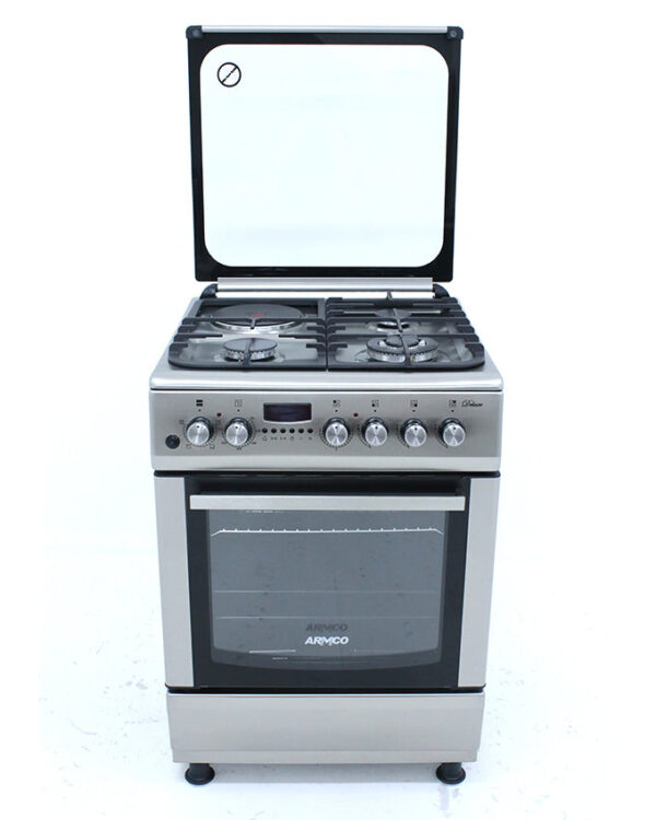 ARMCO GC-F6631ZX2(SS) - 3 Gas(1 WOK), 1 Electric, 60x60 Gas Cooker.