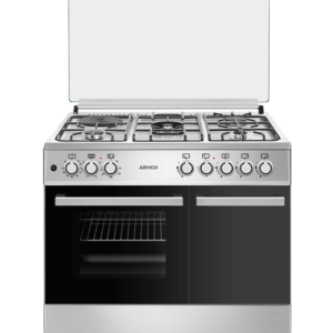 armco gc-f9641zbt(ss) - 4 gas,  1 electric,  60x90 gas cooker.