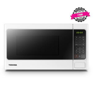 TOSHIBA MM-EG20P(WH) - 20L Digital Microwave Oven, 800W, Grill Power 1000W - White