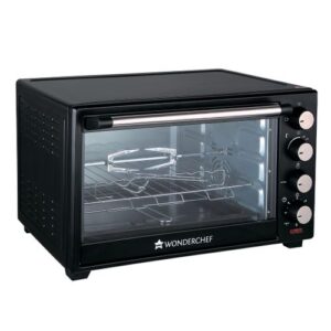 Wonderchef - Oven Toaster Griller (OTG) - 40 Litres,  With Rotisserie, Auto-Shut Off - Black