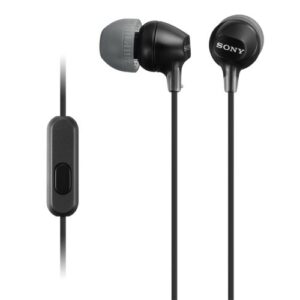 Sony - MDR-EX15AP Wired Earphones - Black