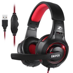 ZOOOK -  ZG-Sniper Professional Gaming Headset - Black/ Red