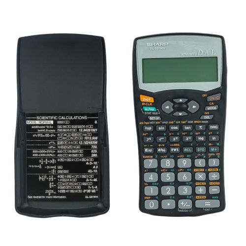 Sharp – EL-531WH – 272 Functions Scientific Calculator – Black
