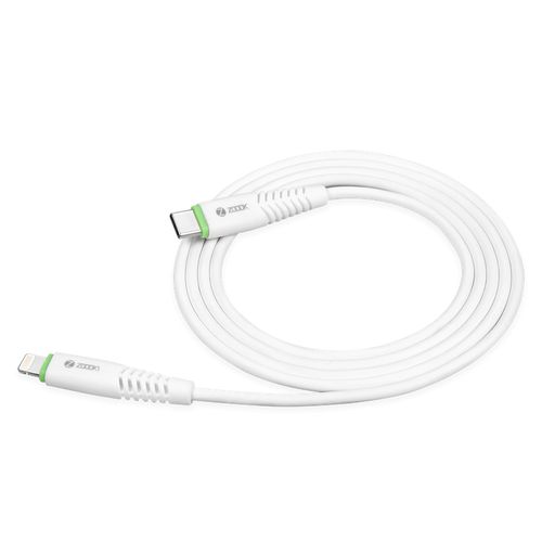ZOOOK – ZF-iCharge PD – Type C To IPhone Lightning Charge And Sync Cable – White
