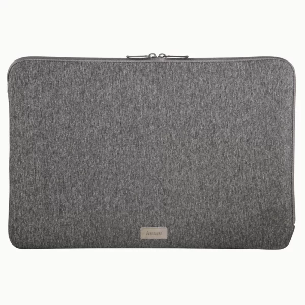 hama laptop sleeve jersey for 14.1" dark grey (217107)