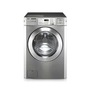 lg fh0c7fd2ms commercial washing machine,  front load,  15kg,  silver - wifi stack