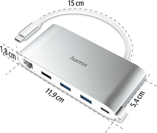 HAMA 8in1 USB-C MULTIPORT (200111)