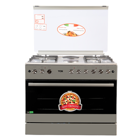 von f9e50e2/ f9e42g2.il.s/ vac9f042wx 4 gas + 2 electric cooker - stainless steel
