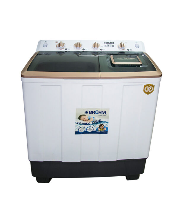 Bruhm BWT-110H Twin Tub Semi Automatic Washing Machine, 11Kg