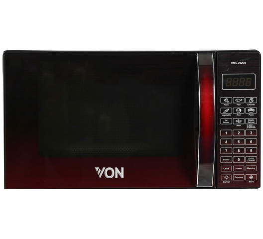 Von VAMG-20DGB 20L Microwave Oven Grill - Black