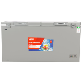 Von VAFC-35DXS Chest Freezers, 342L - Grey
