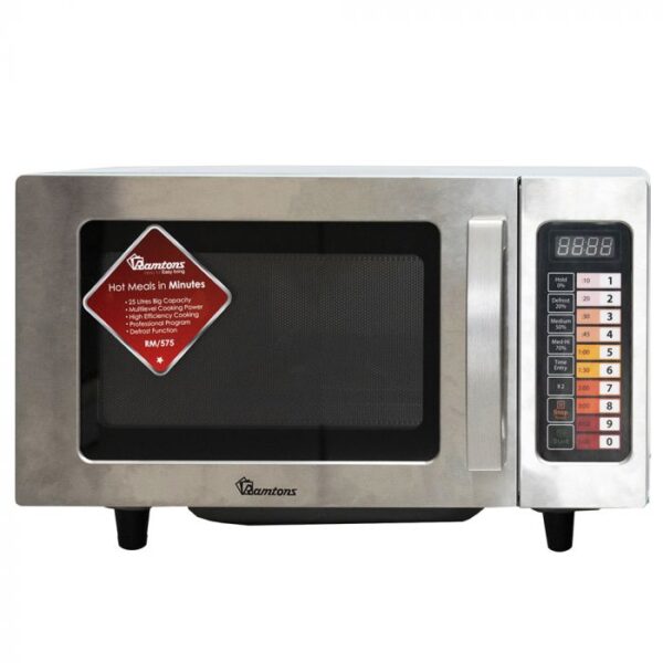 RAMTONS 25 LITRES COMMERCIAL MICROWAVE WHITE- RM/575