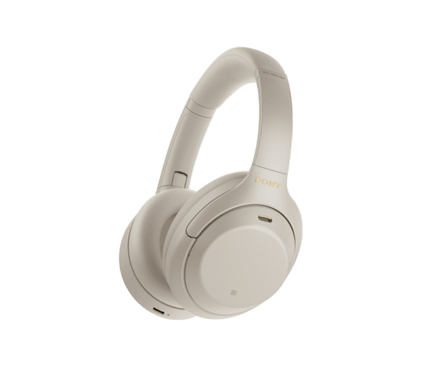 sony wh-1000xm4 silver noise cancelling headphone