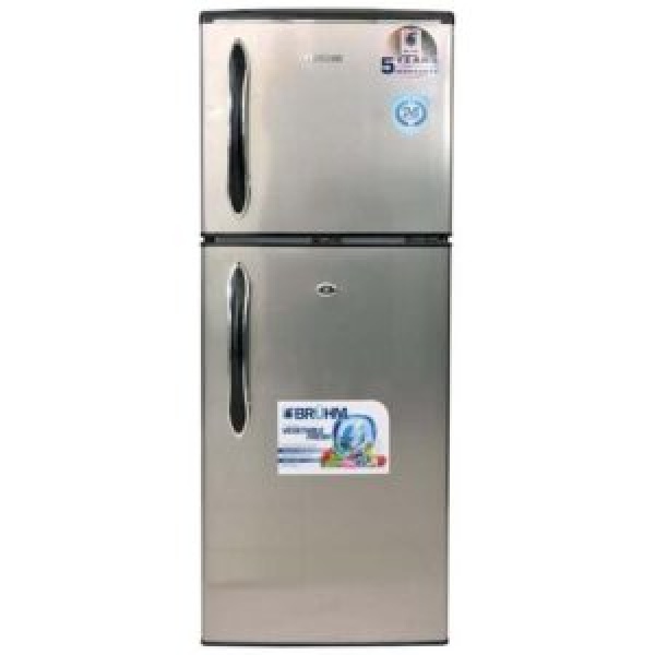 BRUHM BRD-140 INOX DOUBLE DOOR REFRIGERATOR