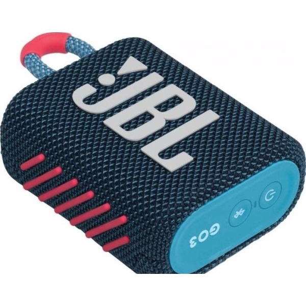 JBL GO 3-BLUE PINK BLUETOOTH SPEAKER