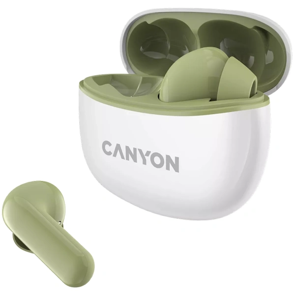 Canyon Stereo Earbuds Green TWS5 - Image 3