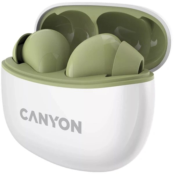 Canyon Stereo Earbuds Green TWS5 - Image 2