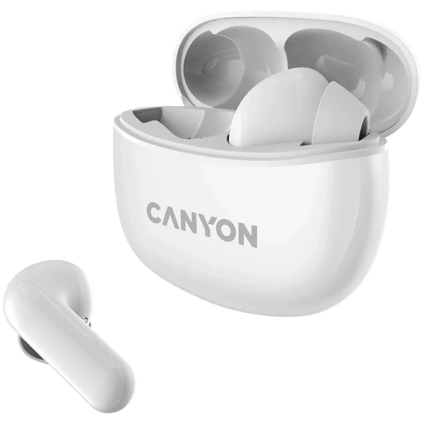 Canyon Stereo Earbuds White TWS5 - Image 3