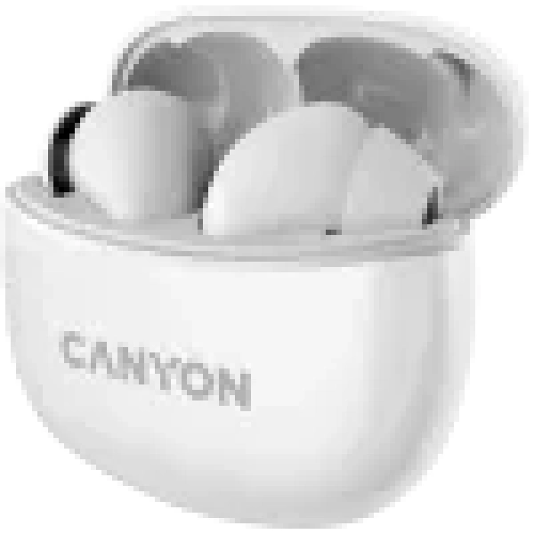 Canyon Stereo Earbuds White TWS5 - Image 2