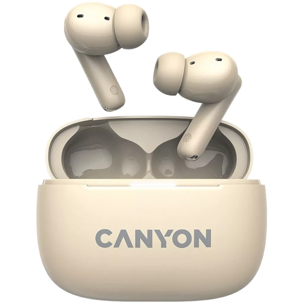 Canyon Noise Cancelling Earbuds TWS10 ANC Beige - Image 3