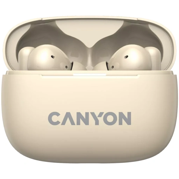 Canyon Noise Cancelling Earbuds TWS10 ANC Beige