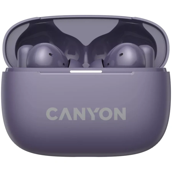 Canyon TWS10 ANC Purple Noise Cancelling Earbuds