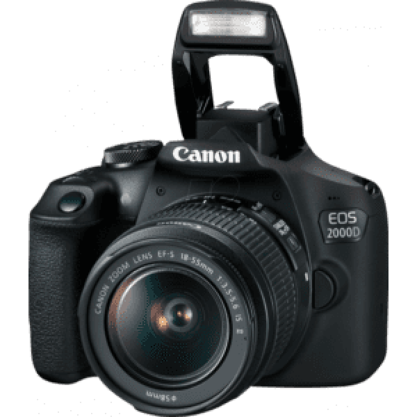 Canon EOS 2000D 18-55 Kit Black - Image 3