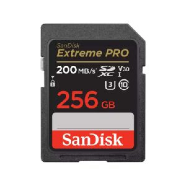 SANDISK EXTREME PRO 256GB SD CARD