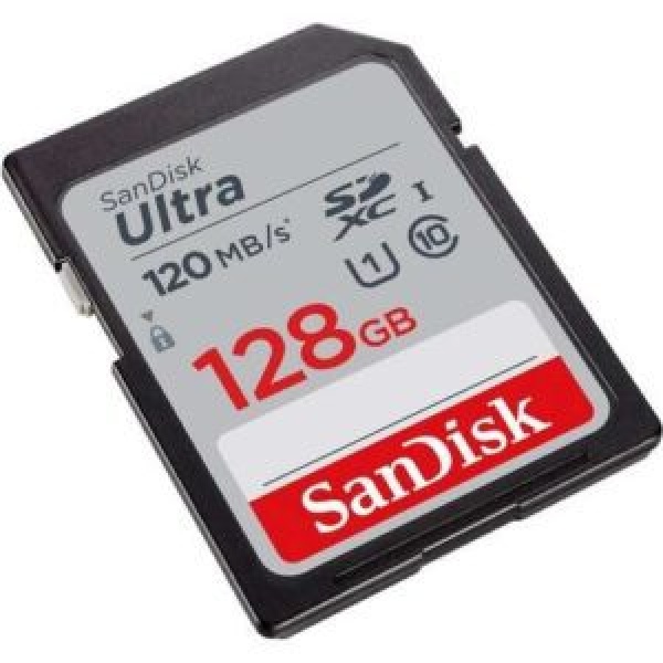 SANDISK 128GB ULTRA CLASS 10 SD CARD