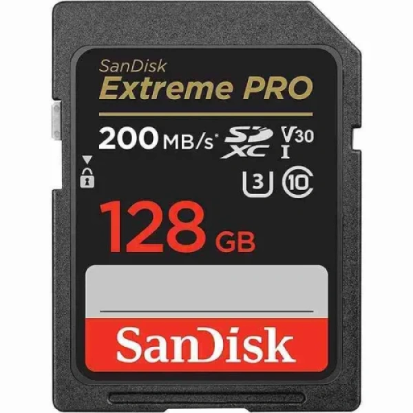 SANDISK EXTREME PRO 128GB SD CARD