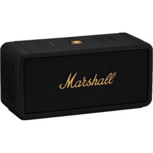 MARSHALL MIDDLETON BLACK & BRASS PORTABLE SPEAKER