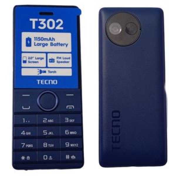 TECNO PHONE T302 DEEP BLUE